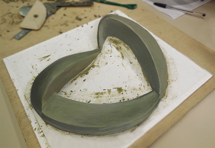 Signage Design clay mold