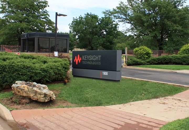 Entry Sign Keysight 04 N