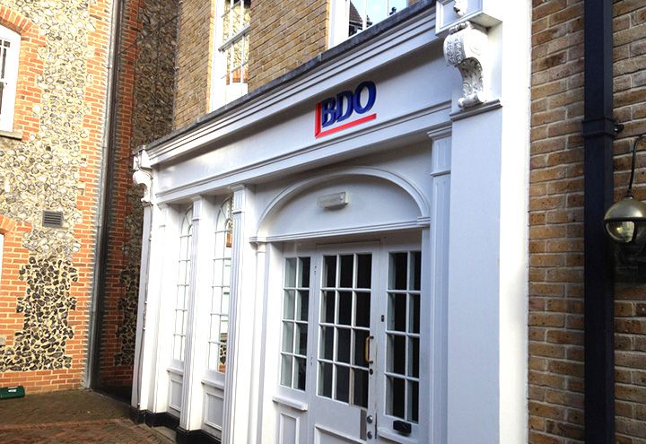 Signage Storefront BDO N