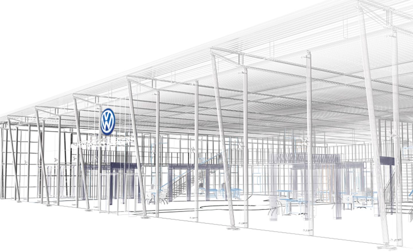 Building Wireframe Render VW 2 N