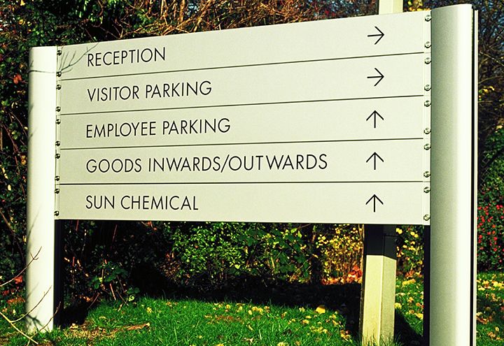 Signage Directional Rexam