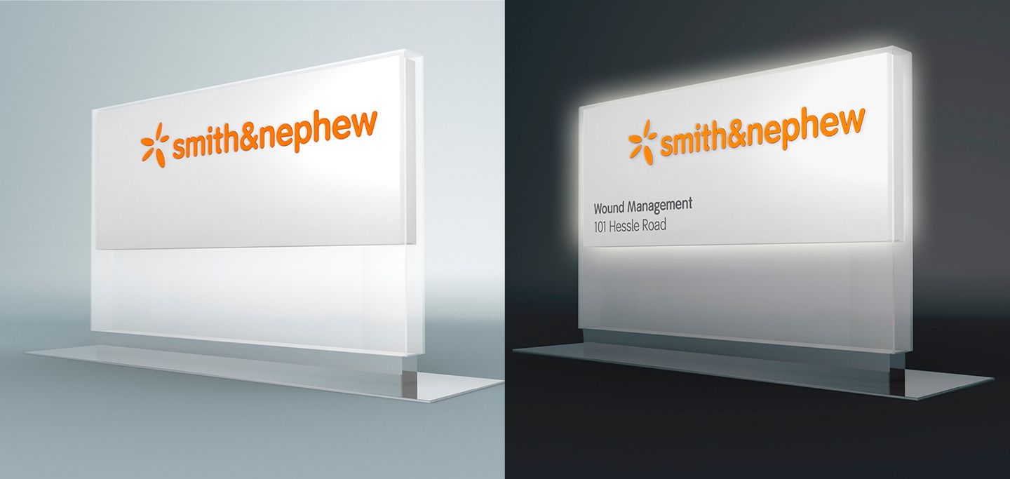 Signage 3D Model Smith Nephew 1