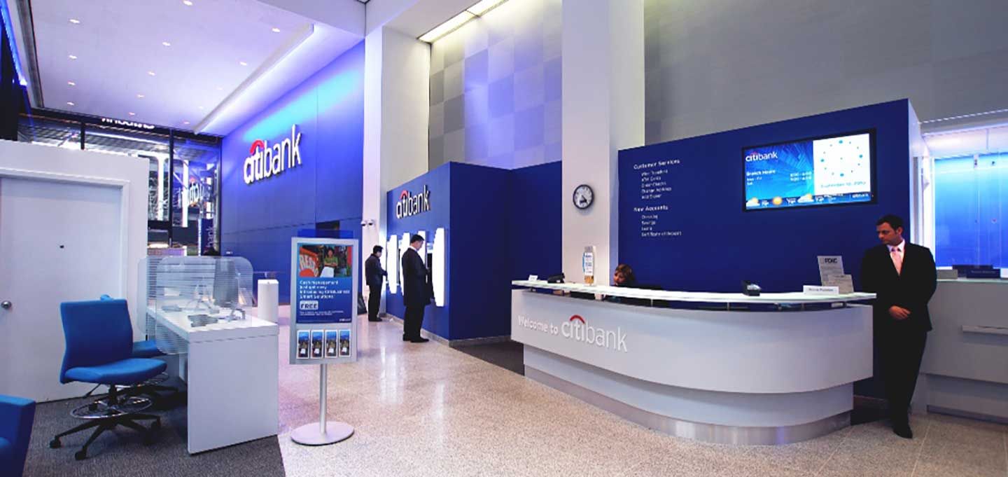 Citibank branch Interior