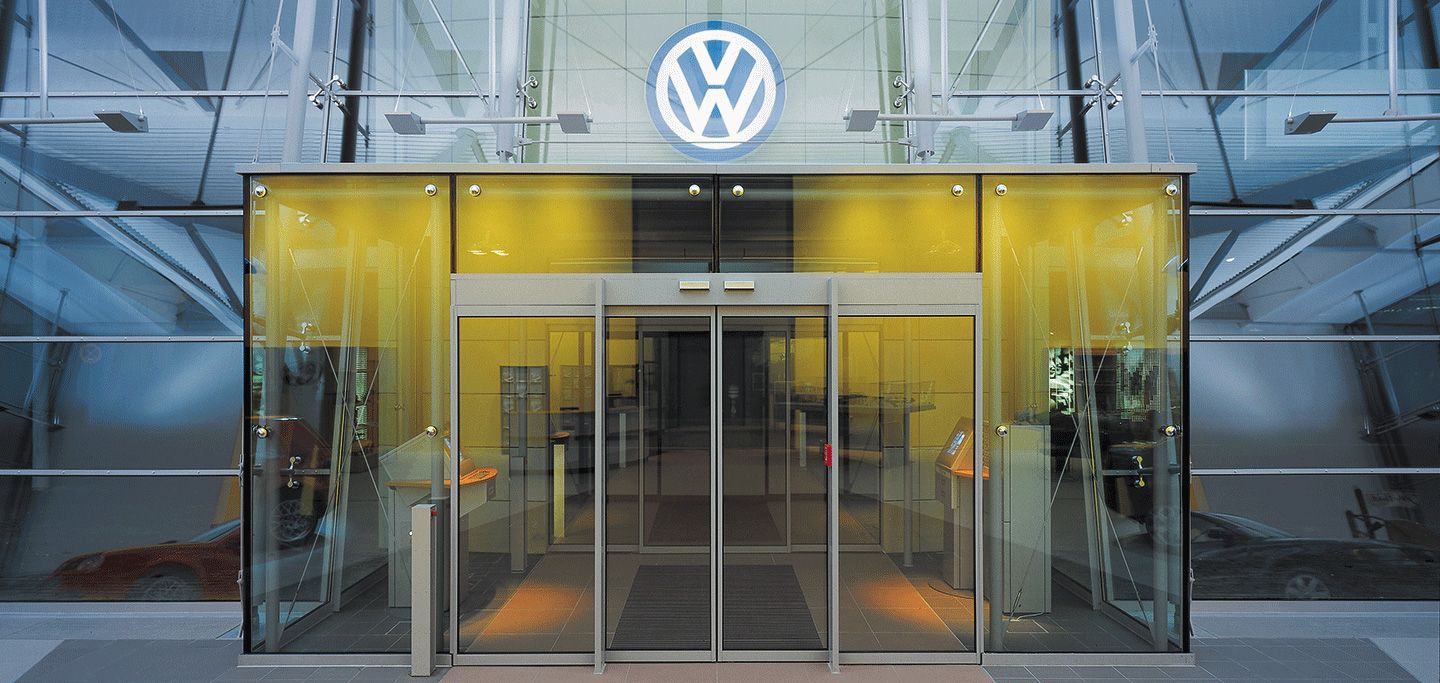 Entrance Glass Volkswagen Dealership