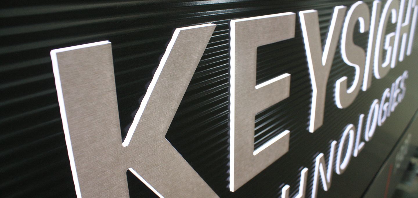 Entry Sign Keysight 03