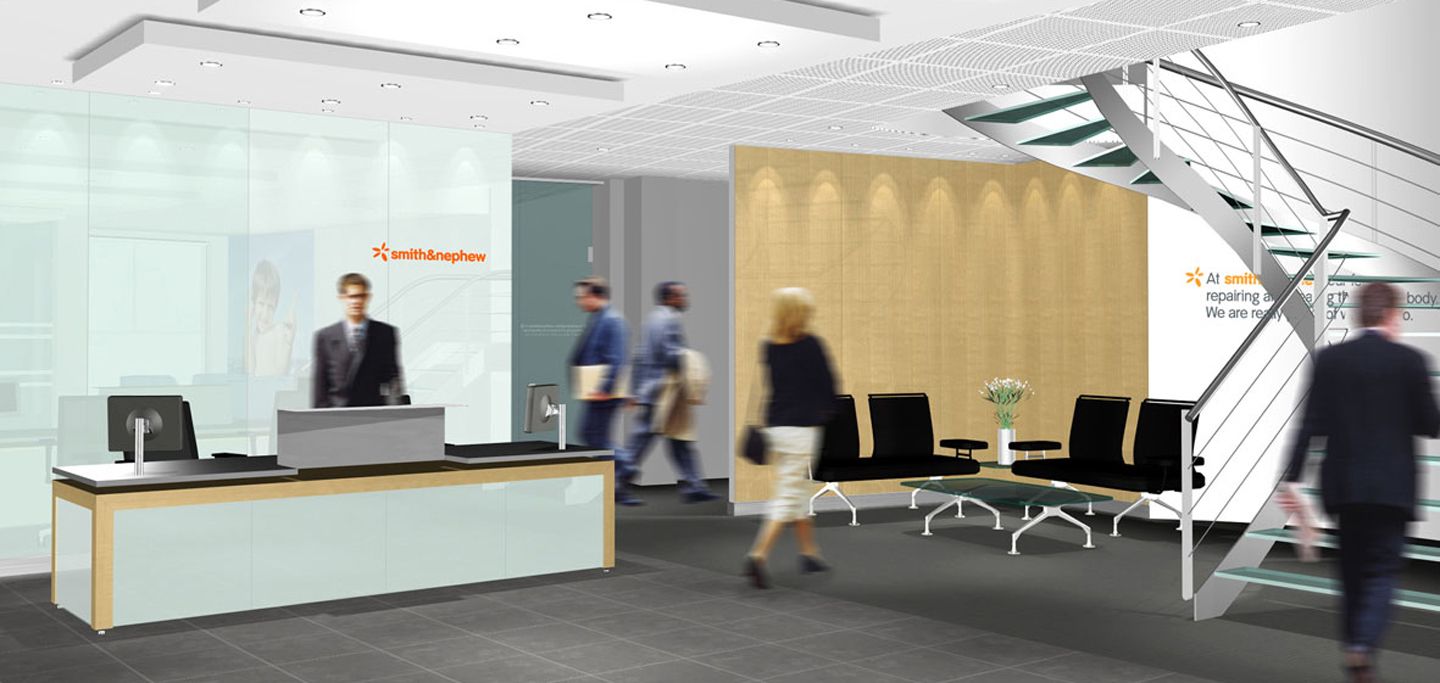 Reception Concept Design Smith Nephew 1